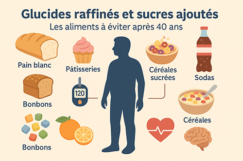 Aliments à éviter après 40 ans pour perdre du poids