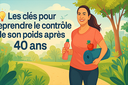 Les clés pour reprendre le contrôle de son poids après 40 ans