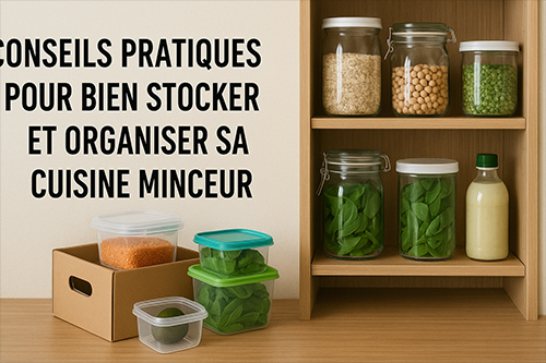 Conseils pratiques pour bien stocker et organiser sa cuisine minceur
