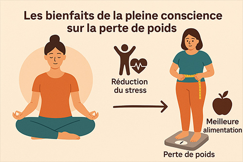 Les bienfaits de la pleine conscience sur la perte de poids 💪