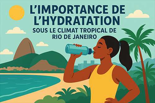 Hydratation et performance à Rio de Janeiro : comment l’eau influence la perte de poids sous le climat tropical