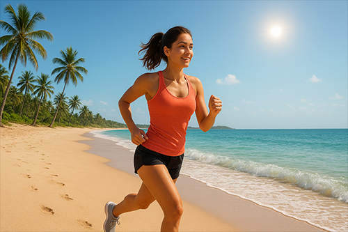 Courir sous le soleil tropical : booster son métabolisme 🏃‍♀️