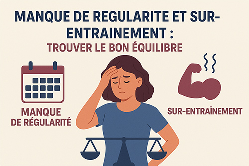 Manque de régularité et surentraînement : trouver le bon équilibre