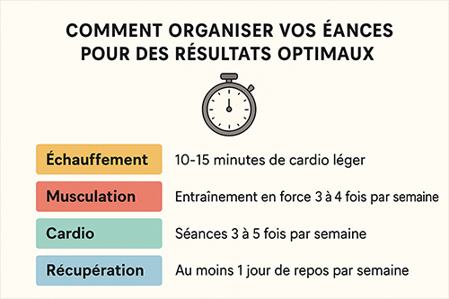 Comment organiser vos séances pour des résultats optimaux 🕒
