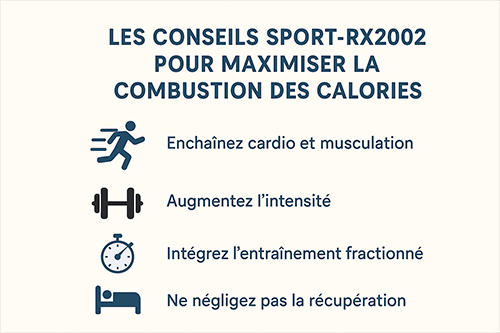 Les conseils Sport-RX2002 pour maximiser la combustion des calories 💙