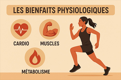 Les bienfaits physiologiques : cardio, muscles et métabolisme